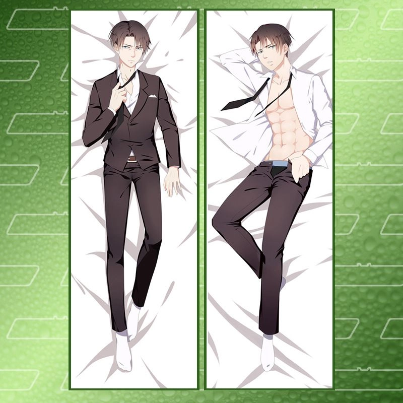 Attack On Titan Levi Dakimakura Атака Титанов Дакимакура Наволочка