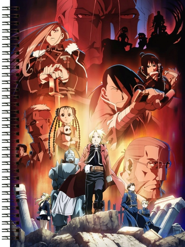 Блокнот А5 Fullmetal Alchemist [BL5_FMA_002S]