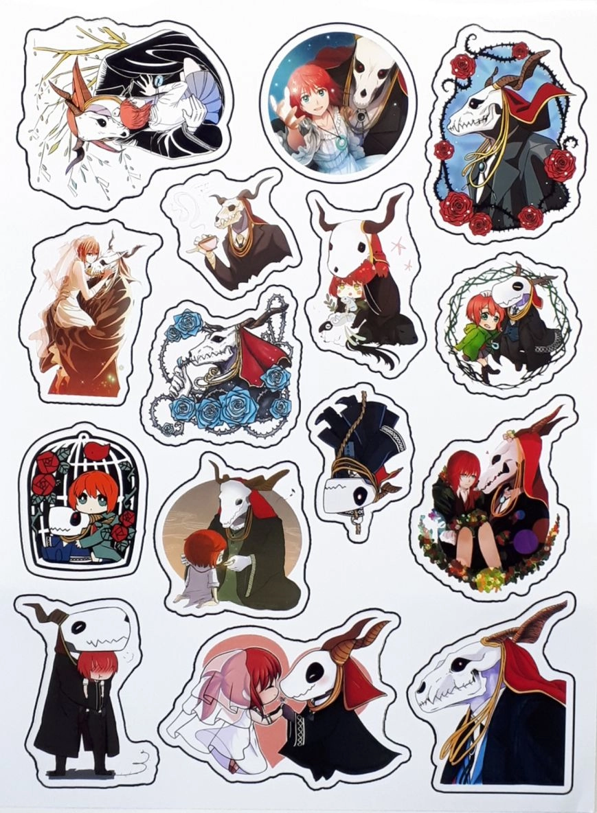 Mahoutsukai no Yome Sticker Невеста Чародея Лист Стикеров