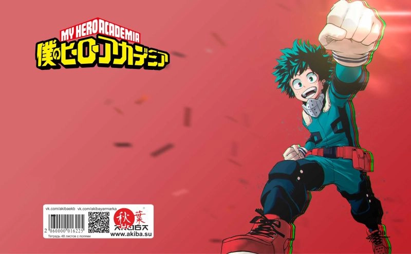 Тетрадь 48 листов в клетку Boku no Hero Academia [T_HeAc_003S]