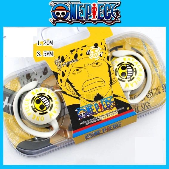 One Piece Trafalgar Law earphones Ван Пис Трафальгар Ло наушники