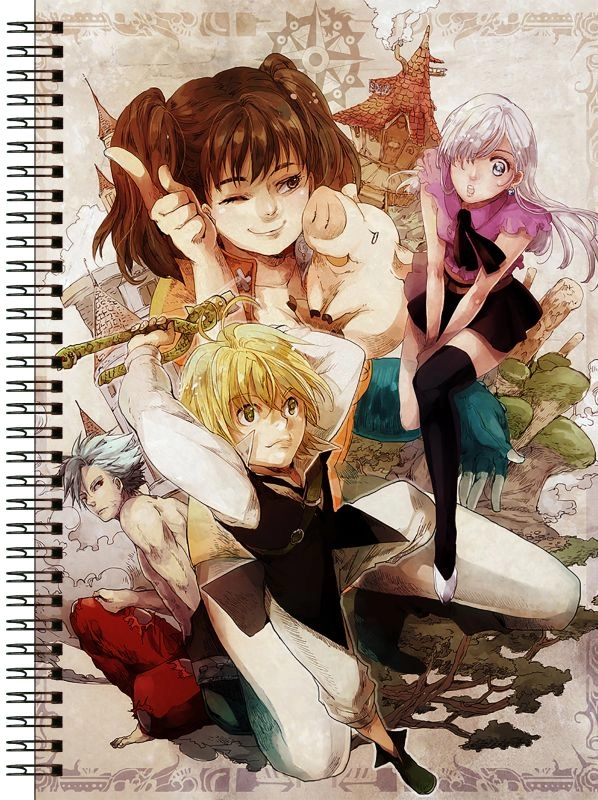 Блокнот А6 Nanatsu no Taizai [BL5_NTaizai_012S]