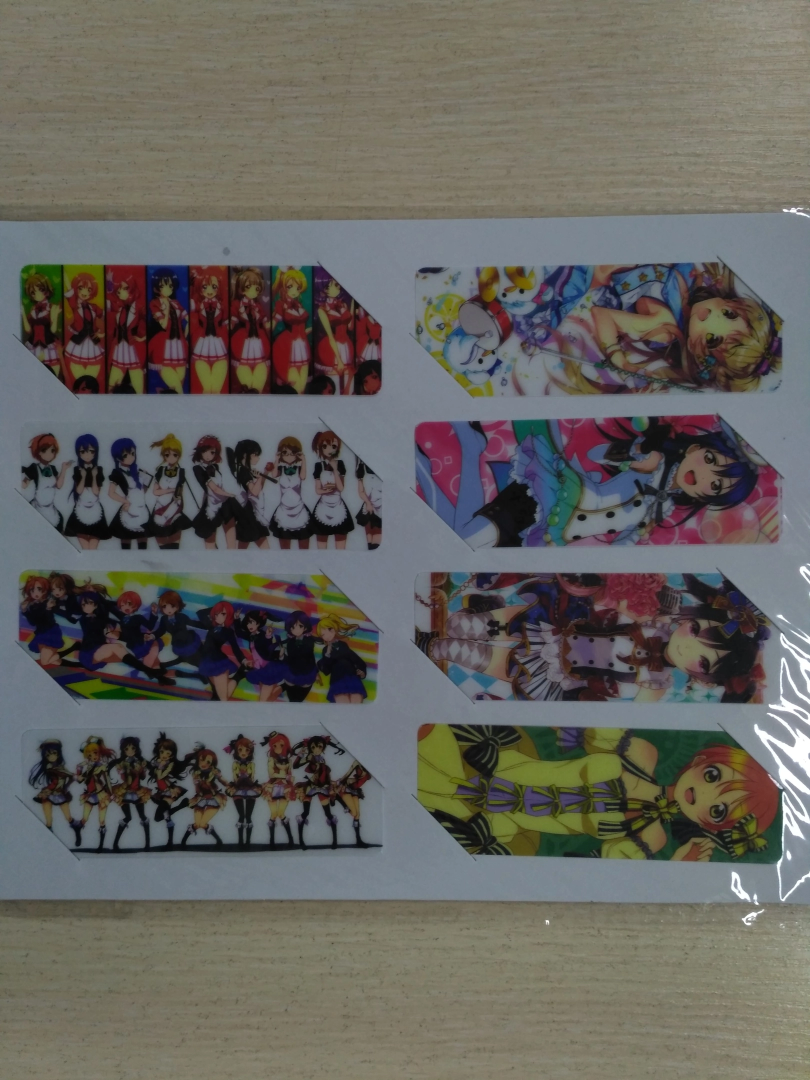 Love Live Bookmark Живая любовь Закладки (Цена за 1 из 8 штук)