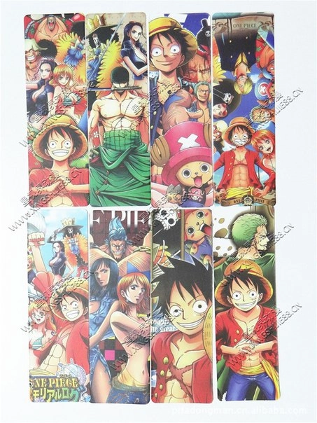 One Piece Bookmark Ван Пис Закладки (Цена за 1 из 8 штук)