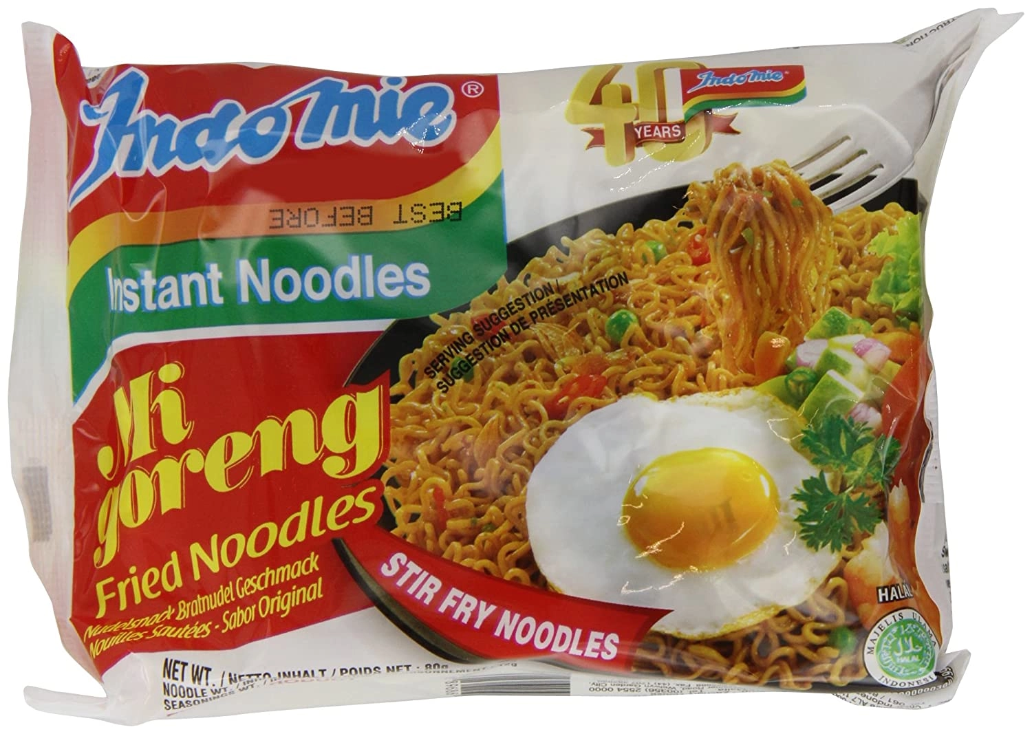 Indomie Mi Goreng сублимированная индонезийская жареная лапша