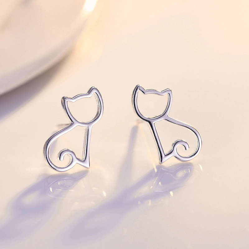 Neko Earings C Котик Серьги