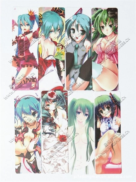 Vocaloid Bookmark Вокалоид Закладки (Цена за 1 из 8 штук)