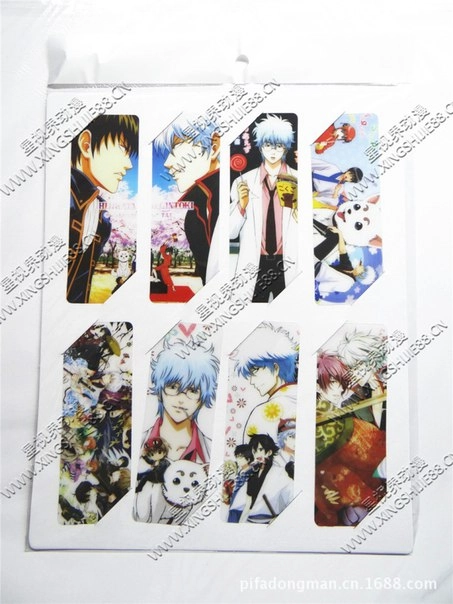 Gintama Bookmark Гинтама Закладки (Цена за 1 из 8 штук)