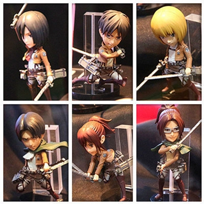 Attack On Titan Figure Атака Титанов Фигурка (Цена за 1 из 6 штук)