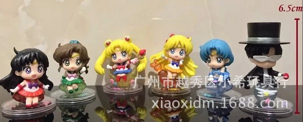 Sailormoon Figure Сейлор Мун Фигурка (Цена за 1 из 6 штук)