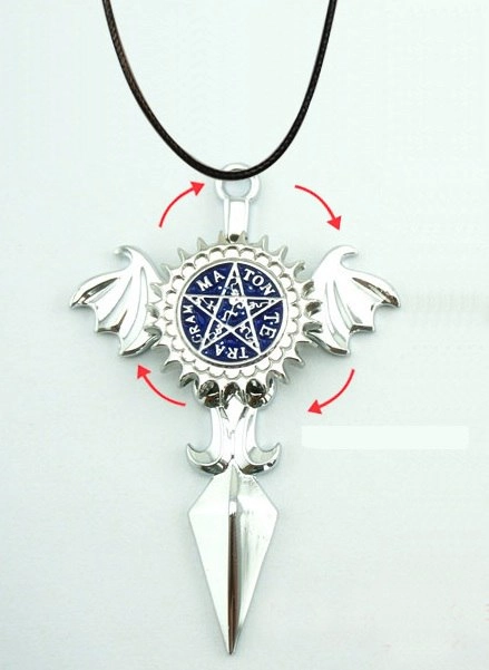 Kuroshitsuji Necklace Темный Дворецкий Кулон