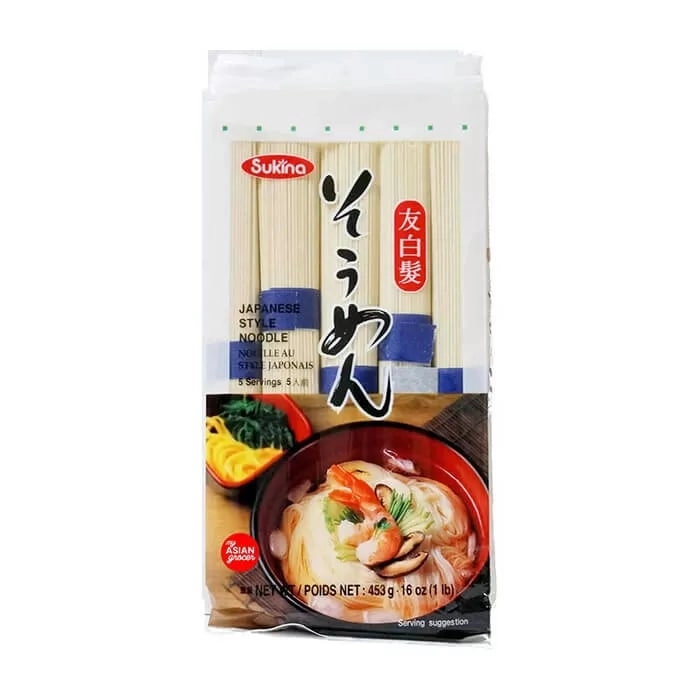 Пшеничная лапша Samjin Sukina Japanese Style Noodle, 453г