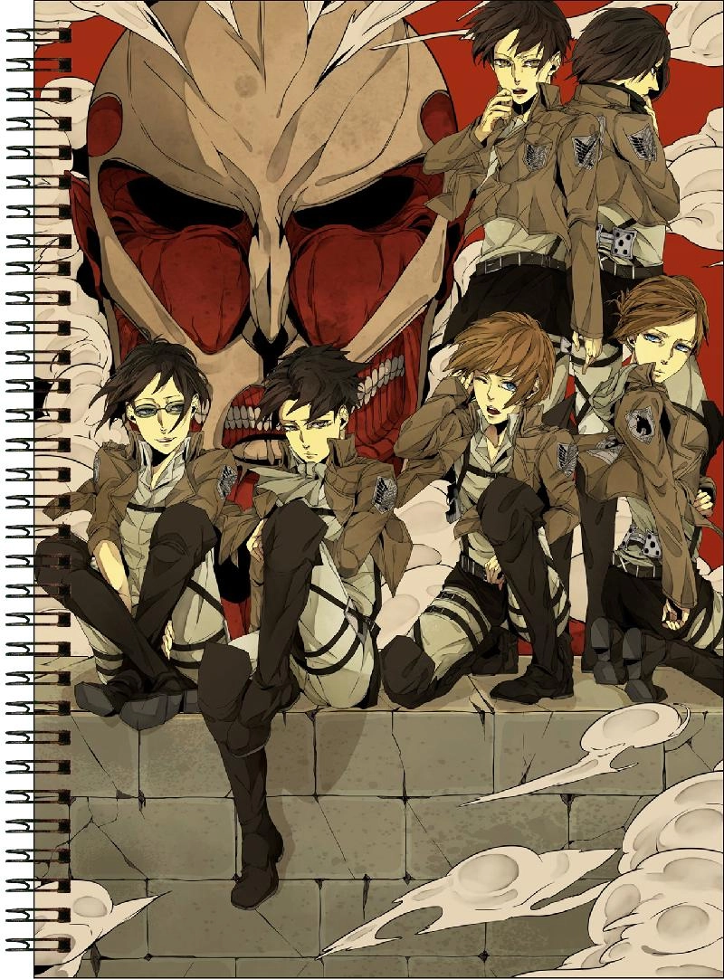 Блокнот А6 Attack on Titan [BL6_ShnK_387S]