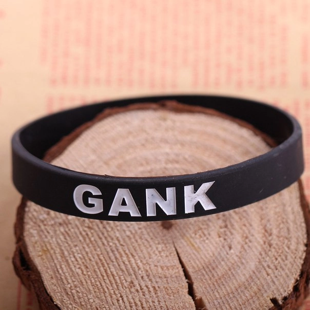 Dota 2 Gank Silikone Bracelace Дота 2 Силиконовый Браслет