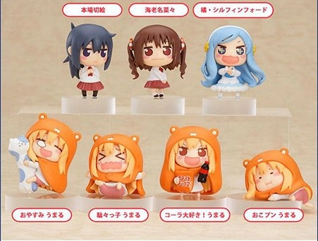 Himouto Umaru-chan Figure Двуличная Сестренка Умару Фигурка (Цена за 1 из 8 штук)