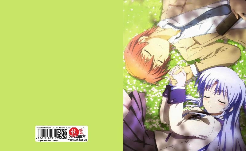 Тетрадь 48 листов в клетку Angel Beats [T_AB_019S]