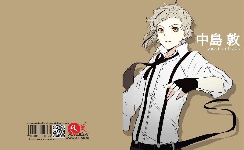 Тетрадь 48 листов в клетку Bungou Stray Dogs [T_BSD_004S]