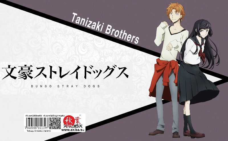 Тетрадь 48 листов в клетку Bungou Stray Dogs [T_BSD_007S]