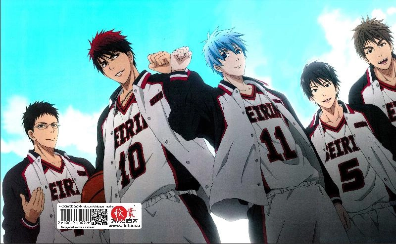 Тетрадь 48 листов в клетку Basketball Kuroko [T_Bas_014S]