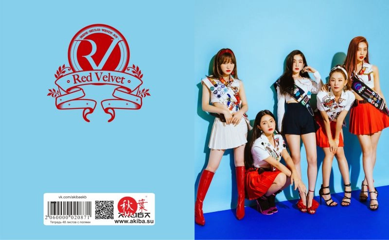 Тетрадь 48 листов в клетку Red Velvet [TKp_RedV_001S]