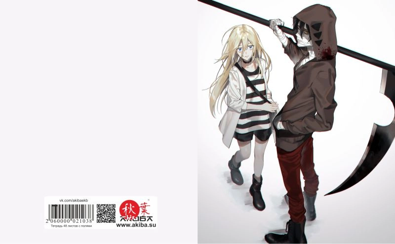 Тетрадь 48 листов в клетку Satsuriku no Tenshi [T_SatT_009S]