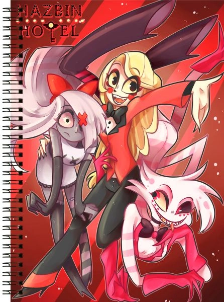 Блокнот А6 Hazbin Hotel [BL6_Hazbin_001S]