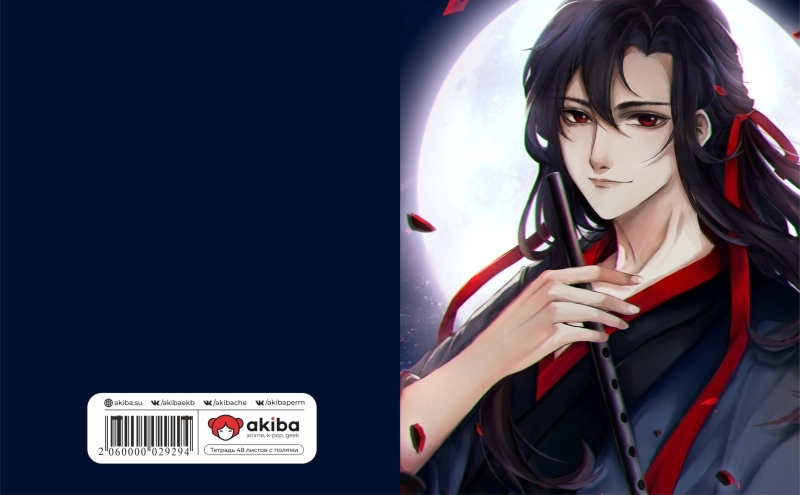 Тетрадь 48 листов в клетку Mo Dao Zu Shi [T_MDZS_030S]