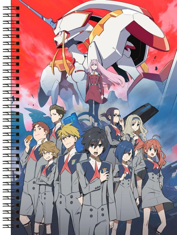 Блокнот А6 Darling in the FranXX [BL6_DaF_005S]