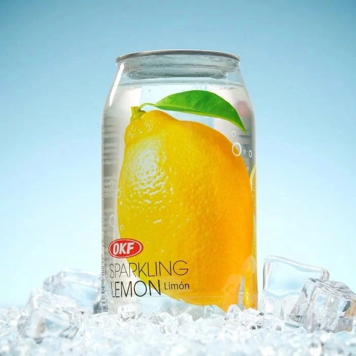 OKF Sparkling Lemon газированная, лимон, 350 мл 