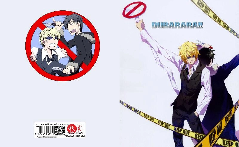 Тетрадь 48 листов в клетку DuRarara [T_Dur_020S]