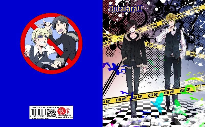 Тетрадь 48 листов в клетку DuRarara [T_Dur_026S]