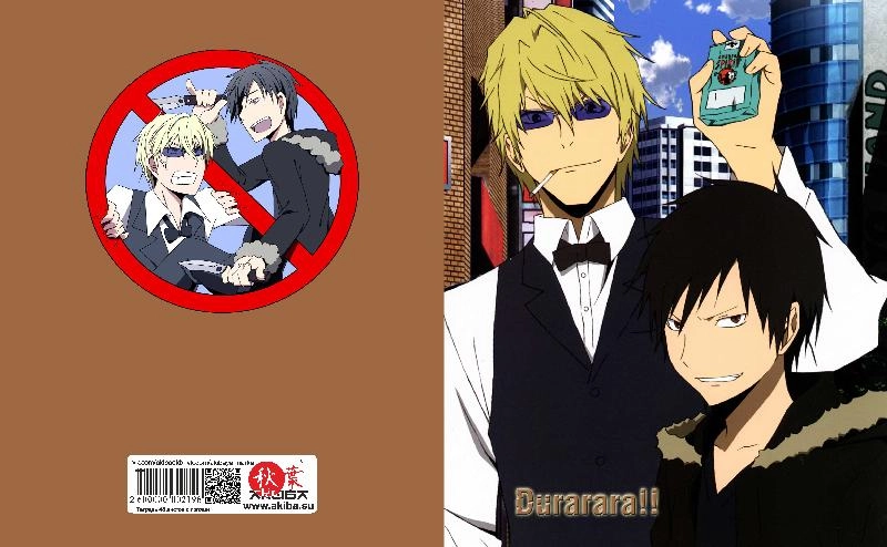 Тетрадь 48 листов в клетку DuRarara [T_Dur_028S]