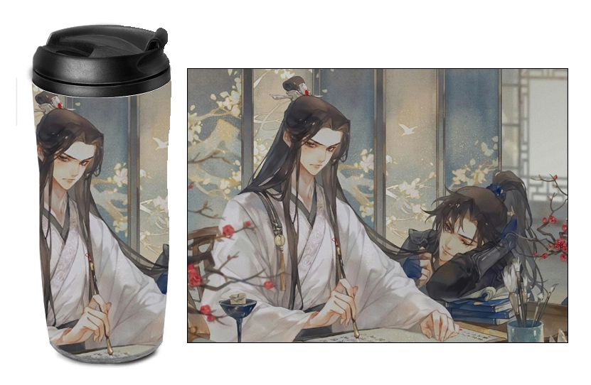 Термостакан пластик Erha He Ta De Bai Mao Shizun [TK_MaoShi_001S]