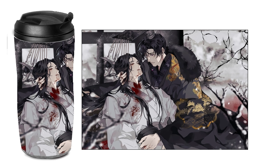 Термостакан пластик Erha He Ta De Bai Mao Shizun [TK_MaoShi_004S]