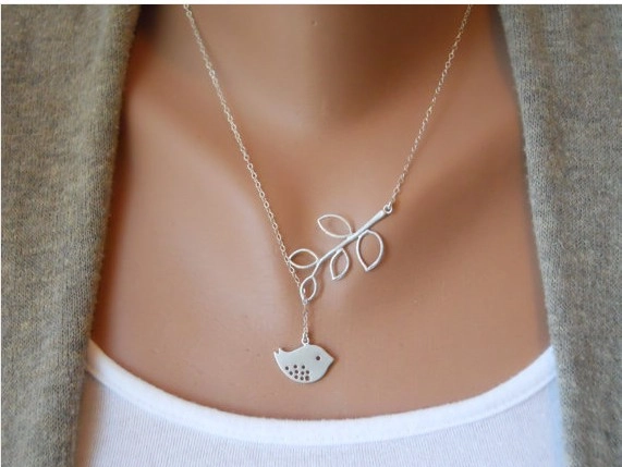 Bird Necklace Птичка кулон