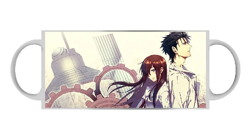 Кружка керамическая Steins gate [K_StGa_394S]