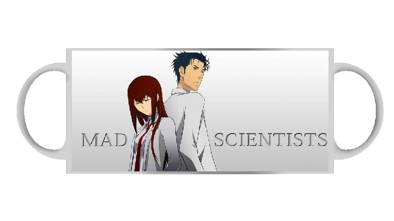 Кружка керамическая Steins gate [K_StGa_395S]