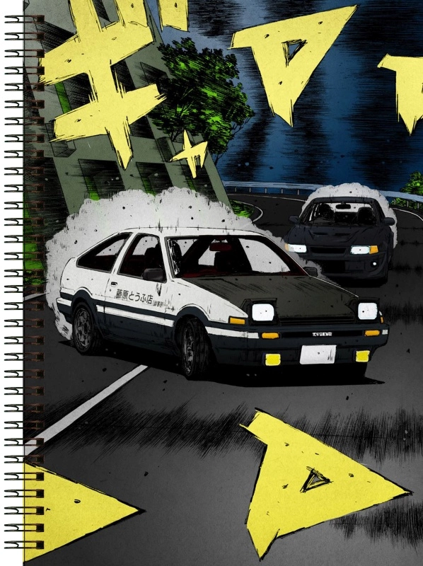 Блокнот А5 Initial D [BL5_ID_004S]