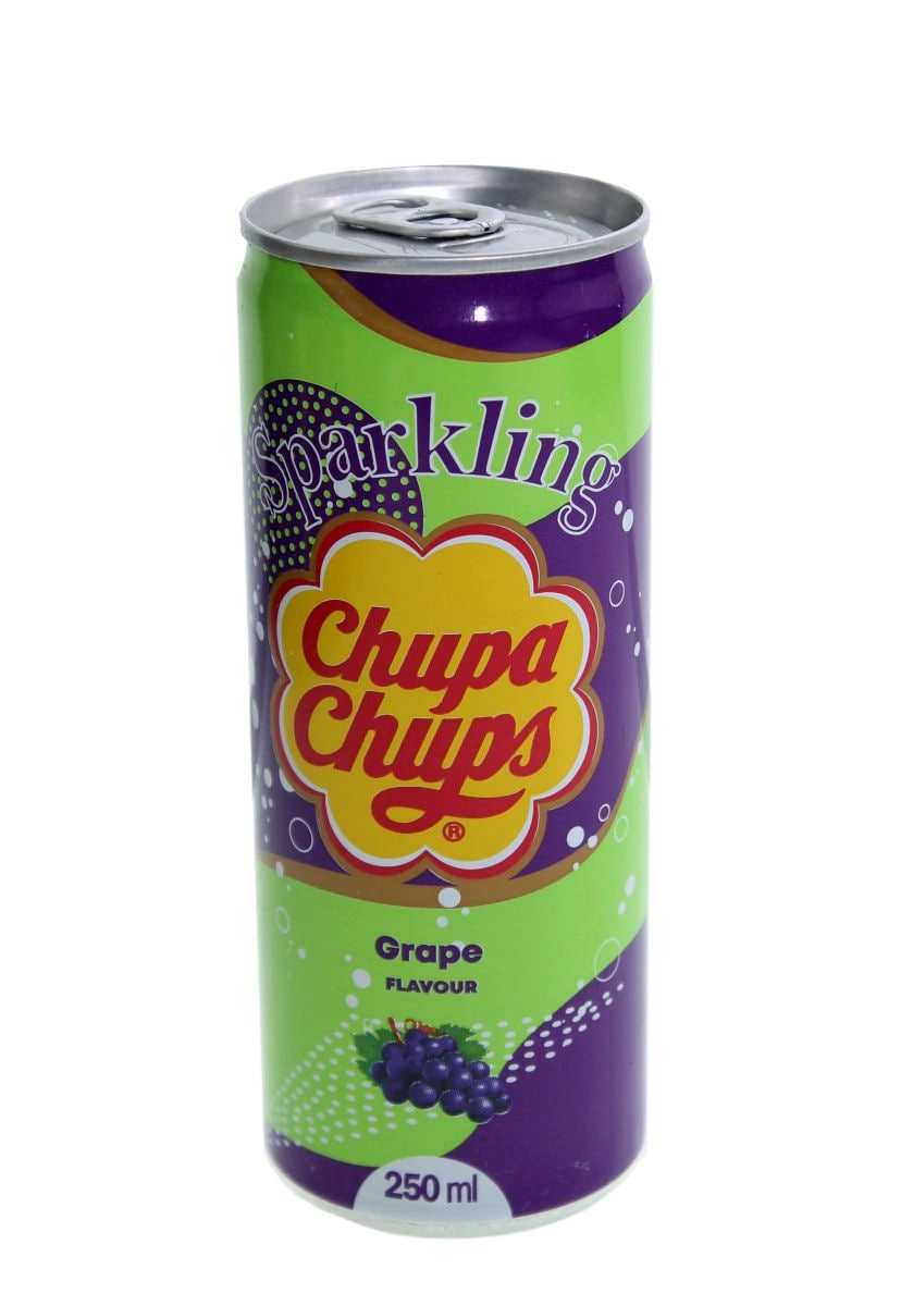 Chupa Chups Grape Чупа Чупс Виноград Напиток Сильногазированный, 250мл