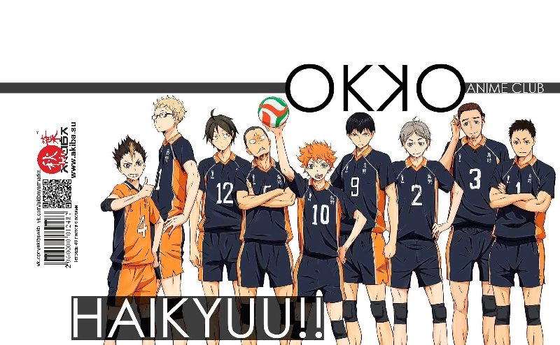 Тетрадь 48 листов в клетку Haikyuu [T_Haiky_008S]