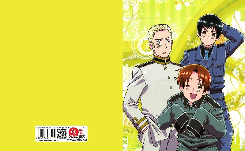 Тетрадь 48 листов в клетку Hetalia [T_Het_009S]