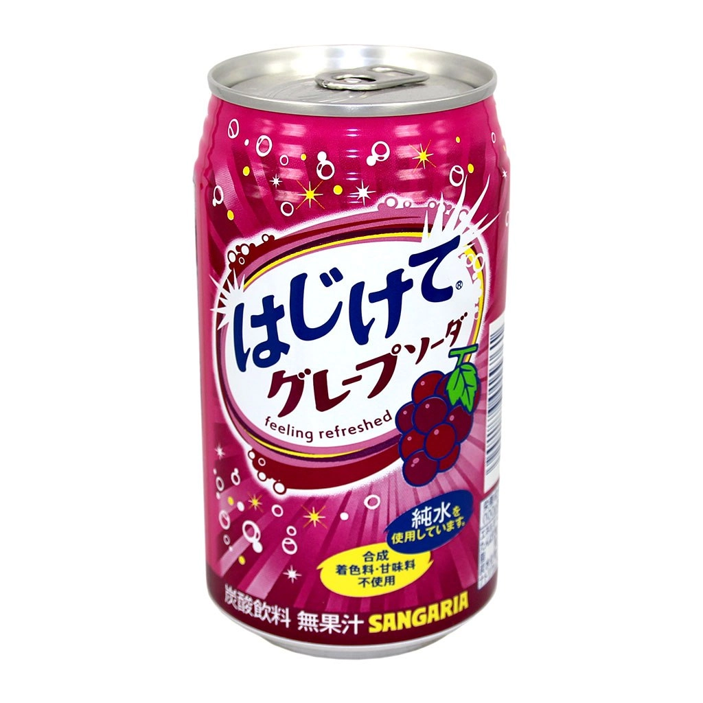 Hajikete Grape Soda Хадзикэтэ Газировка Со Вкусом Виноград