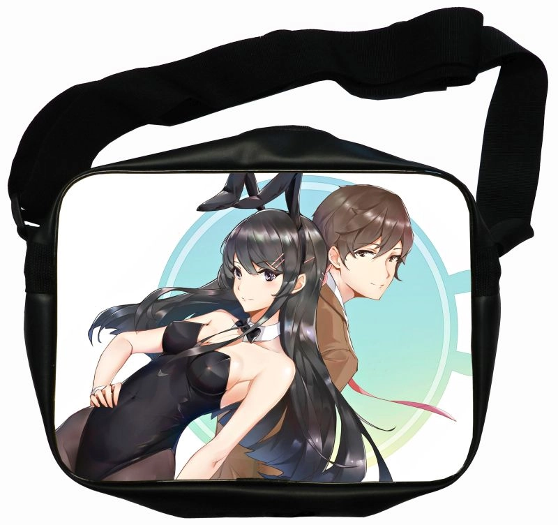 Сумка почтальонка черная Seishun Buta Yarou wa Bunny Girl Senpai [SP_SBYBGS_001S]