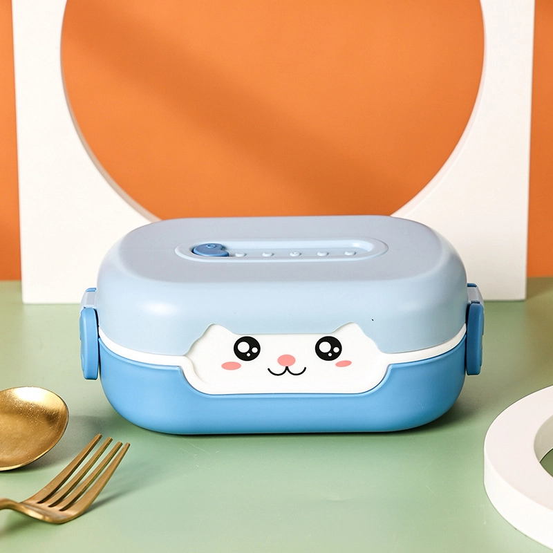 Bento Box бэнто бокс котик, синий