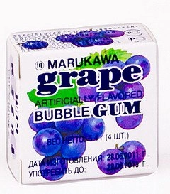 Marukawa Grape Gum Марукава Виноград Жевательная Резинка