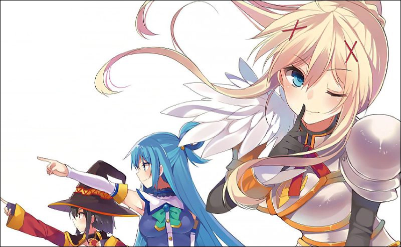 Тетрадь 48 листов в клетку Konosuba [T_Knsb_001S]