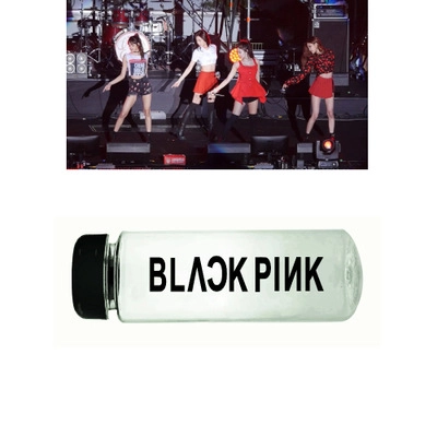 Black Pink Bottle Бутылка Для Воды