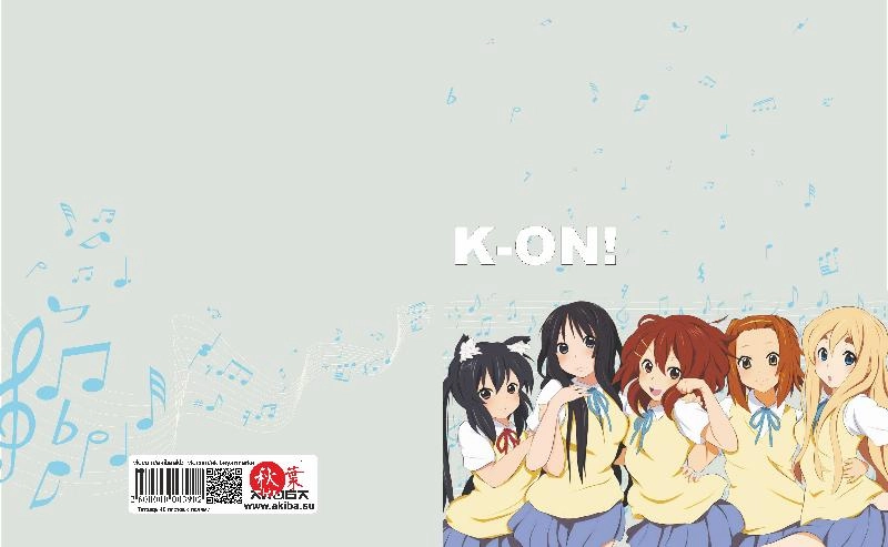 Тетрадь 48 листов в клетку K-On [T_KON_002S]