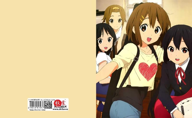 Тетрадь 48 листов в клетку K-On [T_KON_005S]