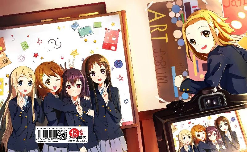 Тетрадь 48 листов в клетку K-On [T_KON_012S]